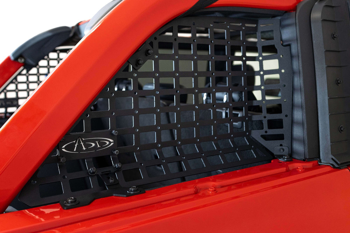2021+ Ford Bronco, Bronco Raptor Rear Window Molle Storage Panels Addictive Desert Designs