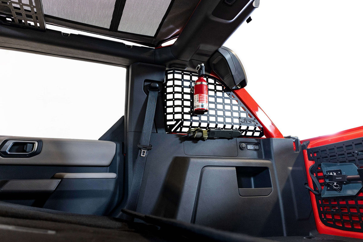2021+ Ford Bronco, Bronco Raptor Rear Window Molle Storage Panels Addictive Desert Designs