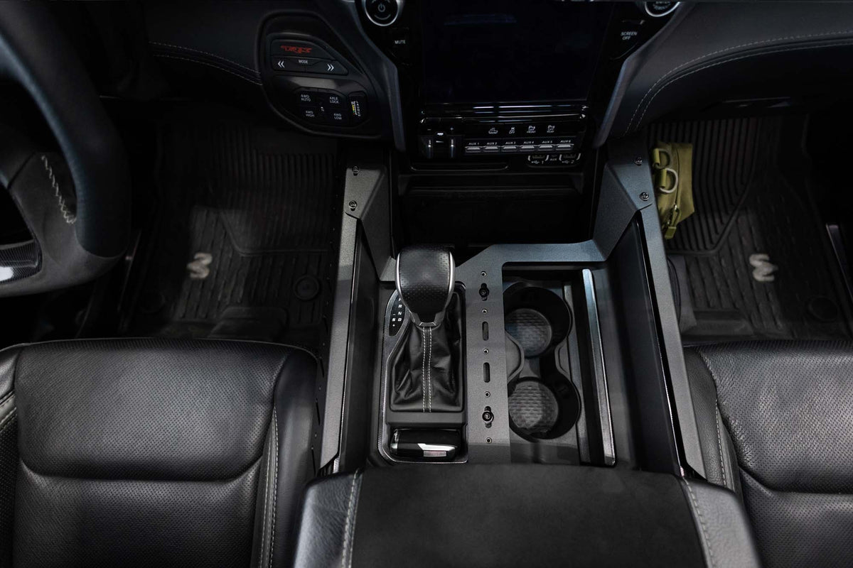 2021-2025 RAM 1500 TRX & RHO Center Console Molle Panels, Digital Device Bridge Addictive Desert Designs