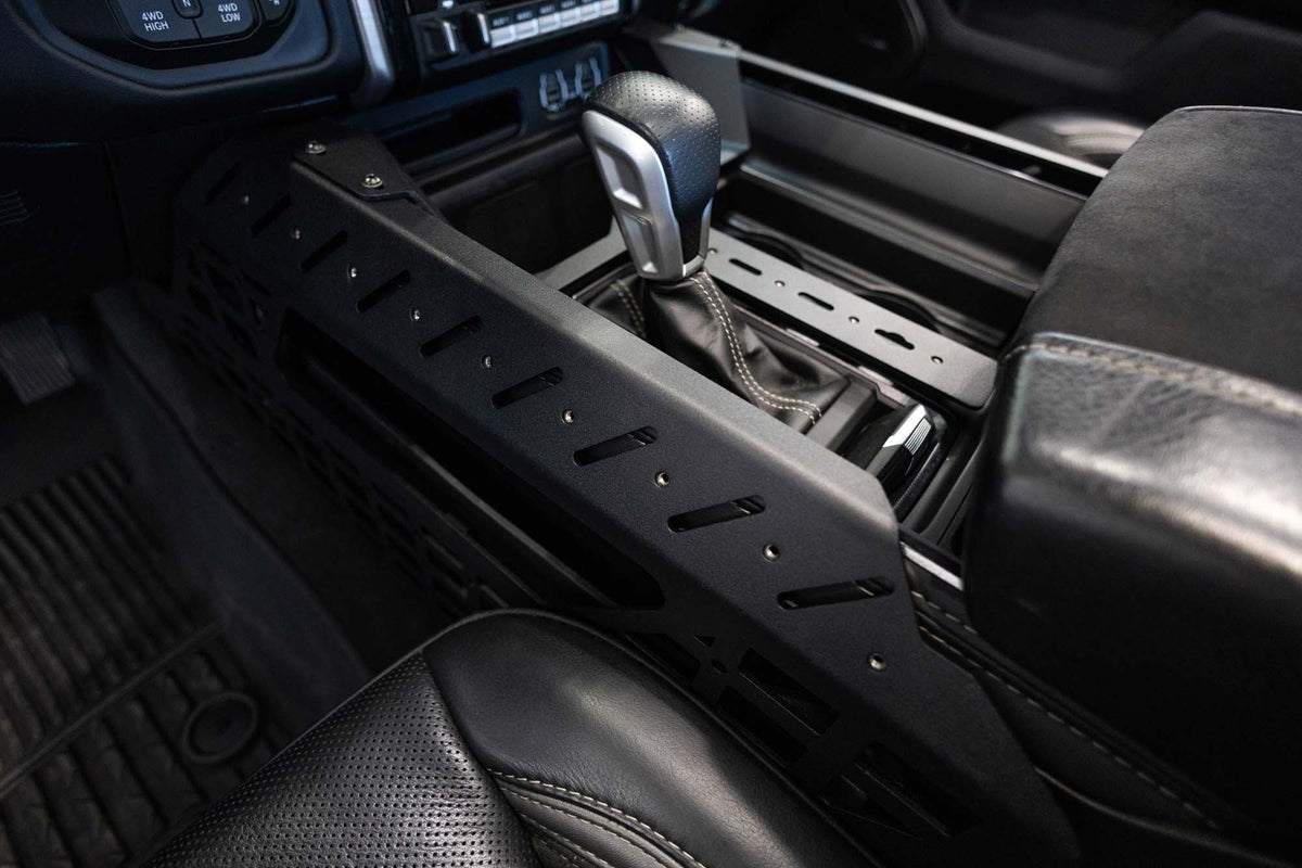 2021-2025 RAM 1500 TRX & RHO Center Console Molle Panels, Digital Device Bridge Addictive Desert Designs