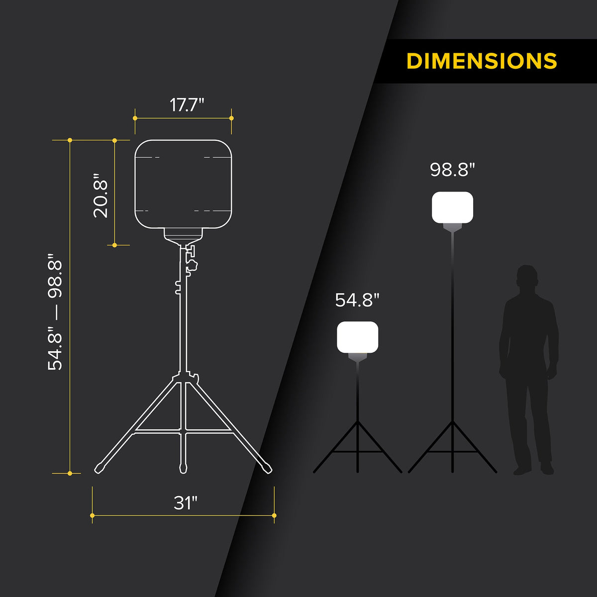 SeeDevil G3 250 Watt Balloon Light Kit