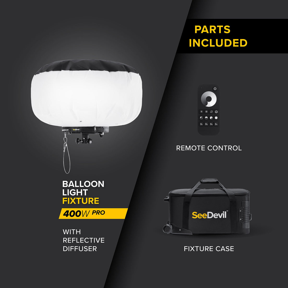SeeDevil G3 400 Watt Balloon Light Fixture