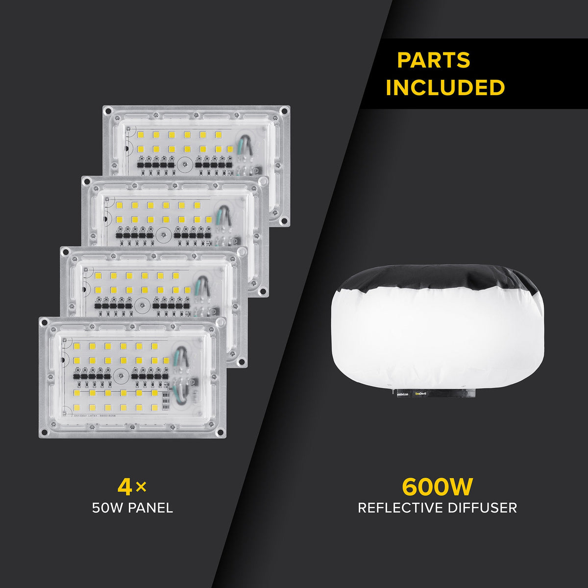 SeeDevil G3 600 Watt Pro Series LED Upgrade Kit