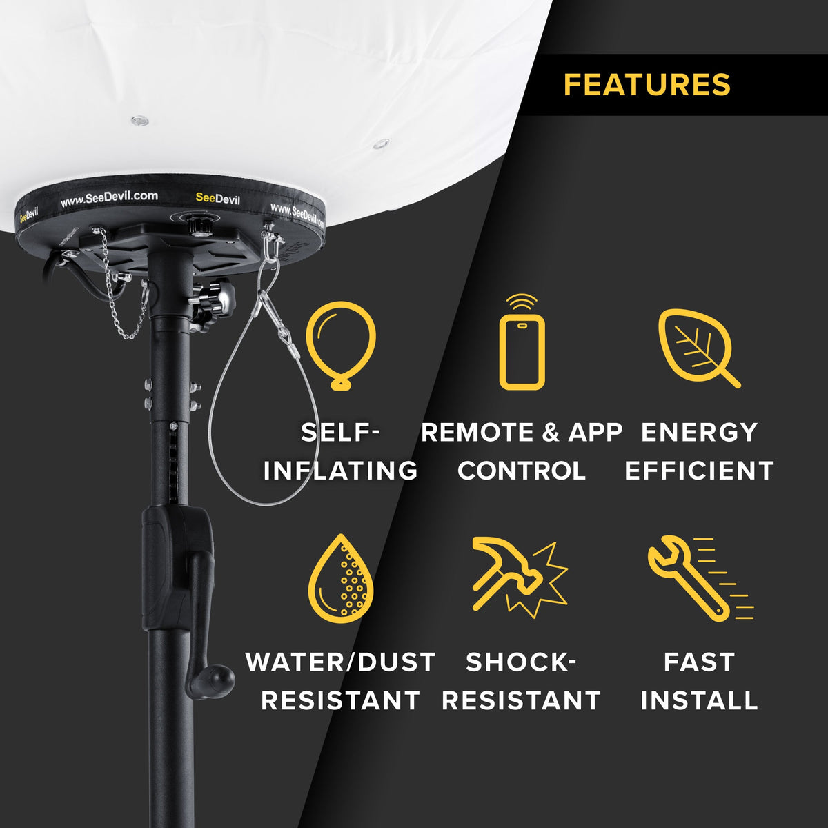 SeeDevil G3 400 Watt Pro Paving Kit
