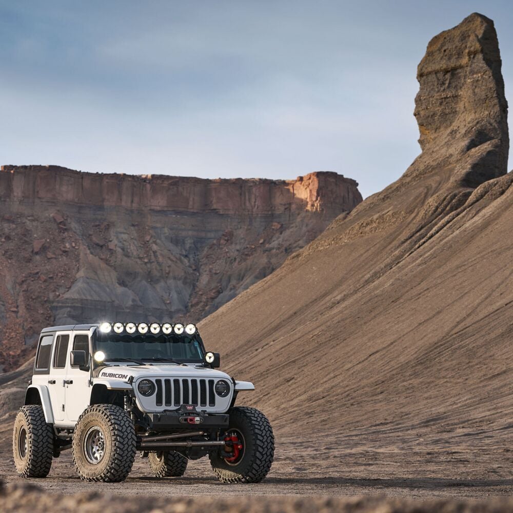 Gravity Titan Overhead 50 Inch Light Bar 2018-2026 Jeep Wrangler JL/Gladiator KC HiLiTES