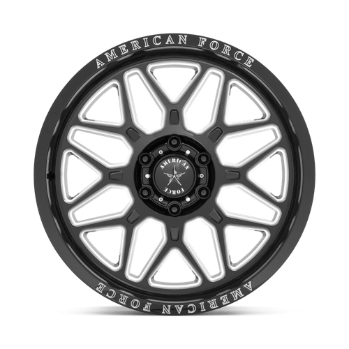 AC001 RUSH 20X10 6X135 G-BLK MILL -18