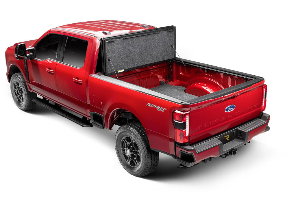 Tonneau Cover Fusion 2017-2020 Ford F-250/350 6 Foot 10 Inch Bed Paint Code E2- Magma Red UnderCover