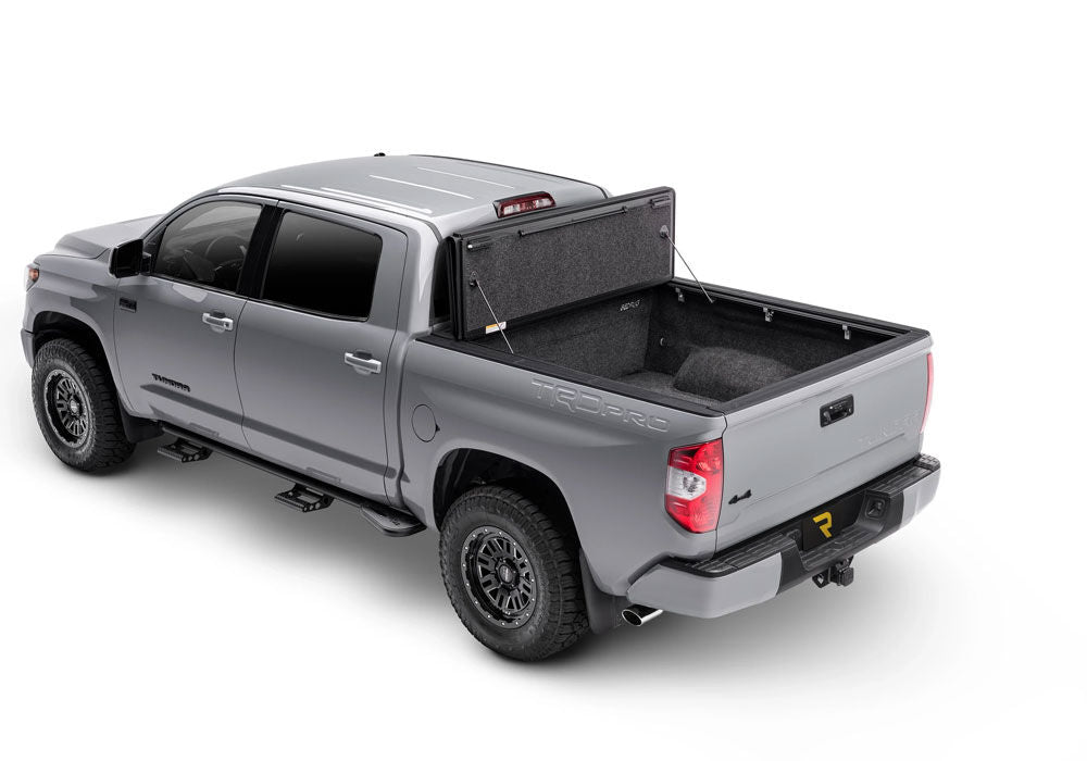 Tonneau Cover Fusion 2022-2023 Toyota Tundra 5 Foot 7 Inch Bed Celestial Silver Metallic UnderCover