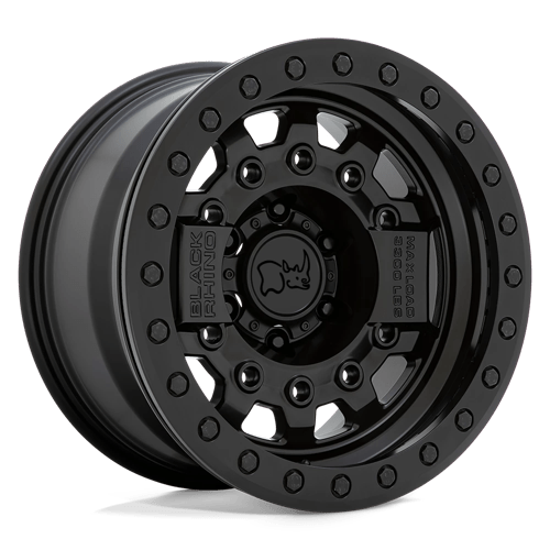 BRAVG 17X8.5 6X5.5 M-BLK BLK-HDW 0MM