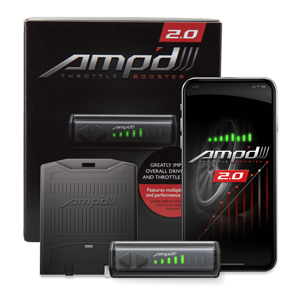 Edge 28867-D2 AmpD 2.0 Throttle Booster with BlueTooth Power Switch 07.5-19 6.6L GM Duramax