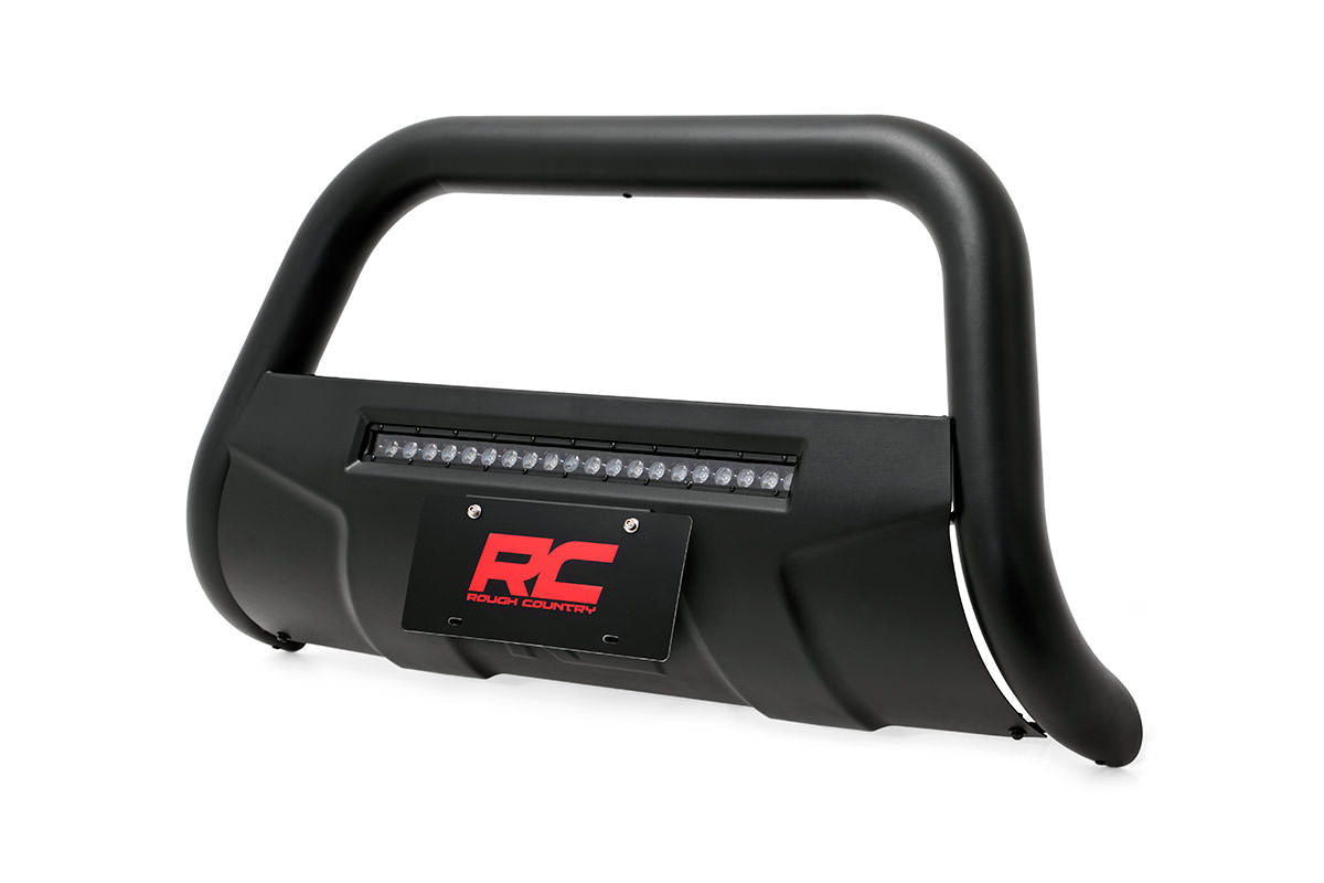 Ford 04-23 F-150 Bull Bar w/LED Light Bar Black Rough Country