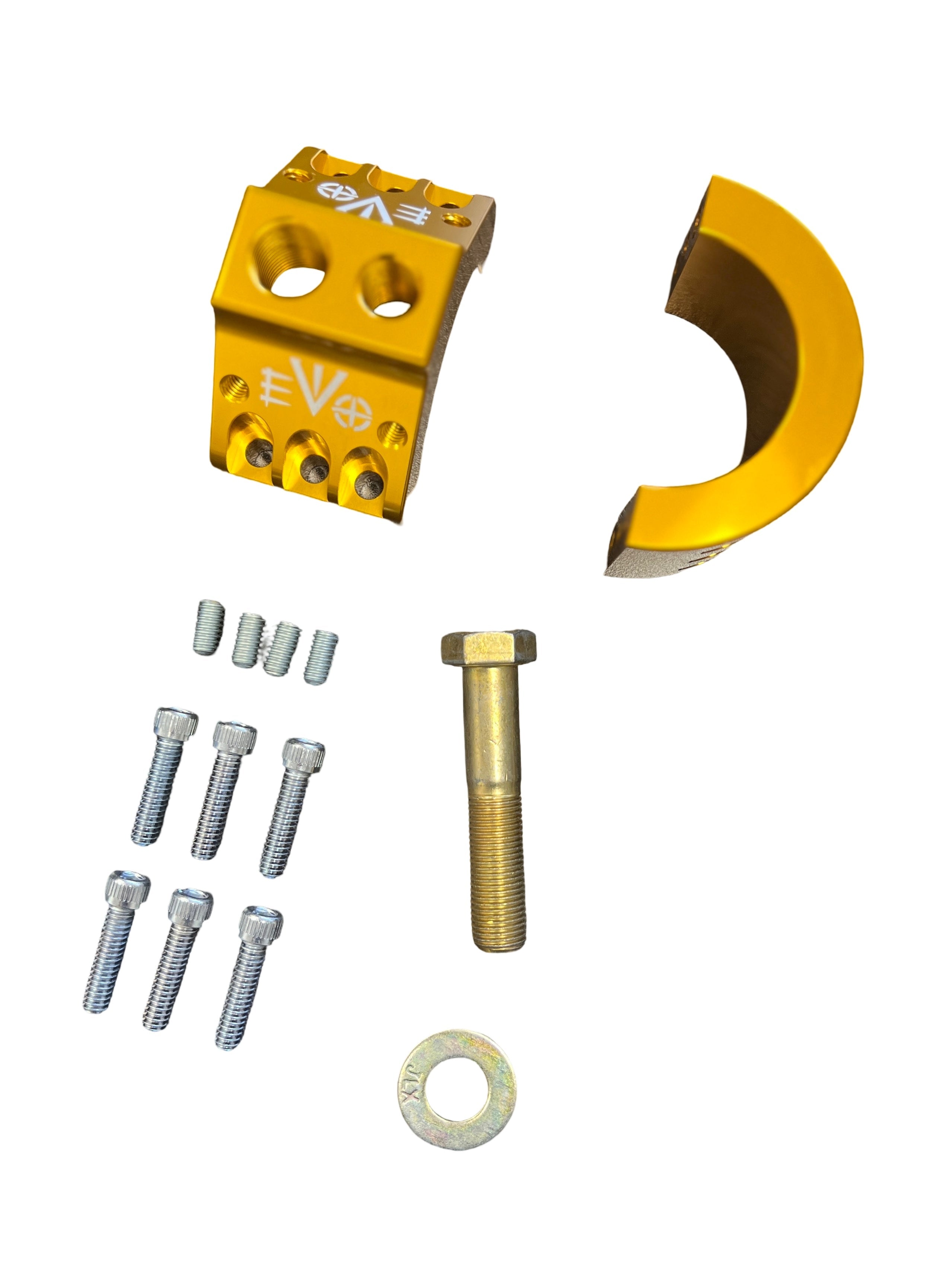2" Tie Rod Clamp, Stabilizer or Ram Gold Anodize