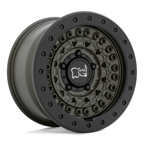 BRBCD 17X8.5 6X135 OD-GRN BLK-RKGRD 10MM