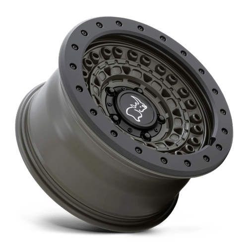 BARRICADE 17X8.5 6X120 67 OD-GRN-BLK +10