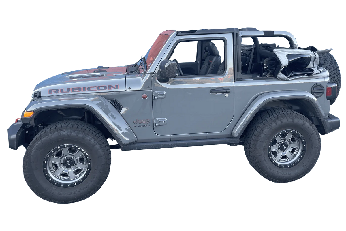 eTop Jeep 2018-26 Wrangler JL; 2-Door (Squareback; Black)