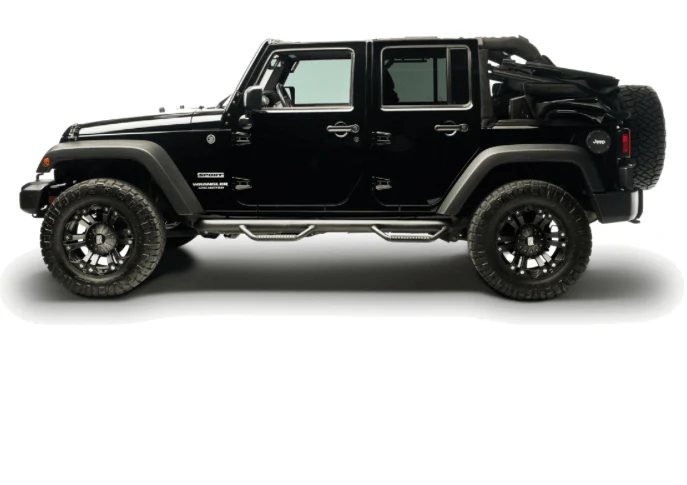 eTop Jeep 2007-2018 Wrangler JK; 4-Door (Squareback; Black)