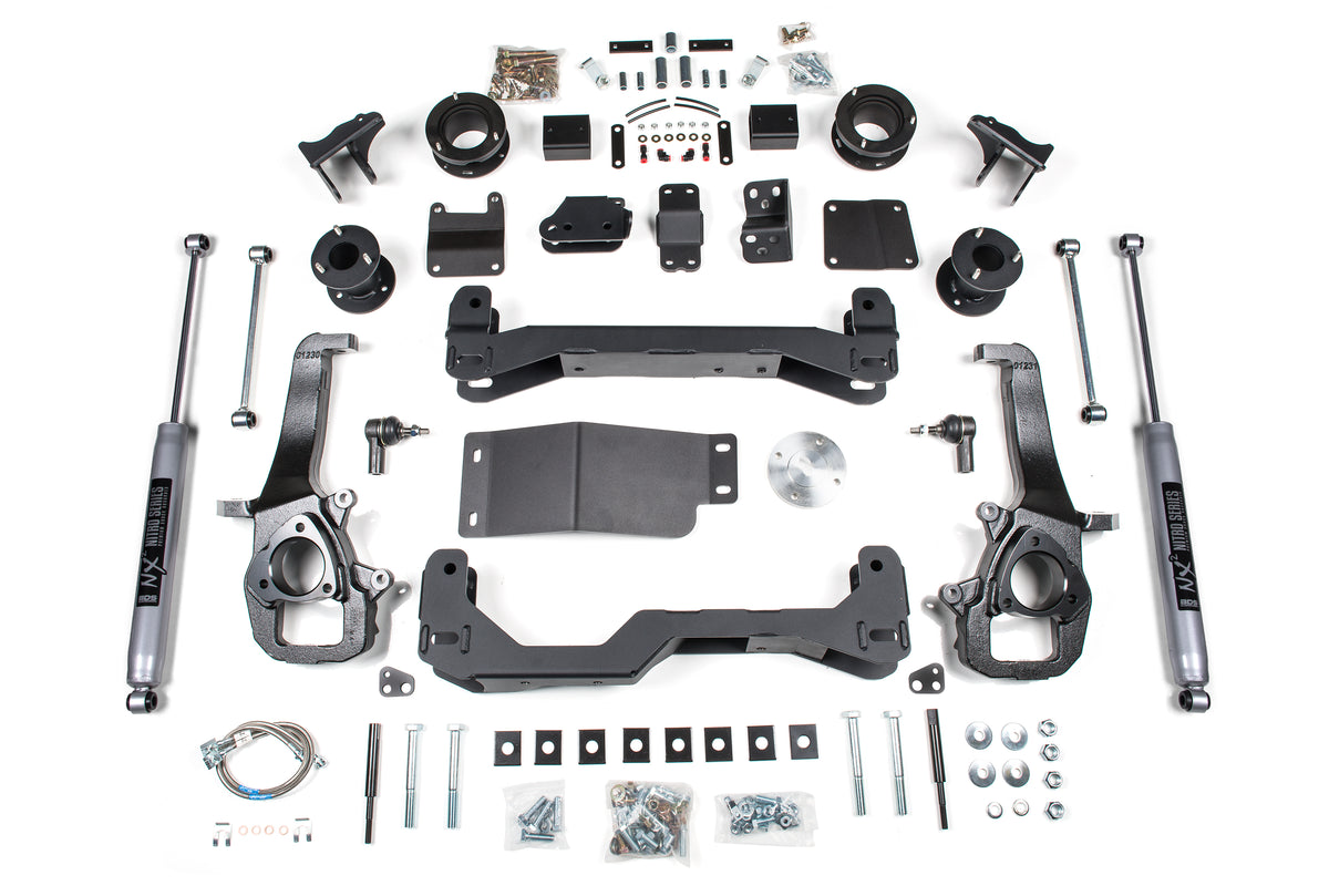4 Inch Lift Kit Ram 1500 w/ Air Ride 13-18 4WD NX2 Nitro Shocks
