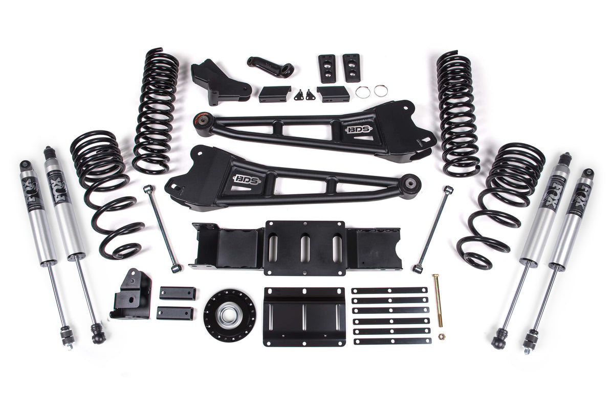 4 Inch Lift Kit w/ Radius Arm | Extended Travel | Ram 2500 (25-26) 4WD | Diesel