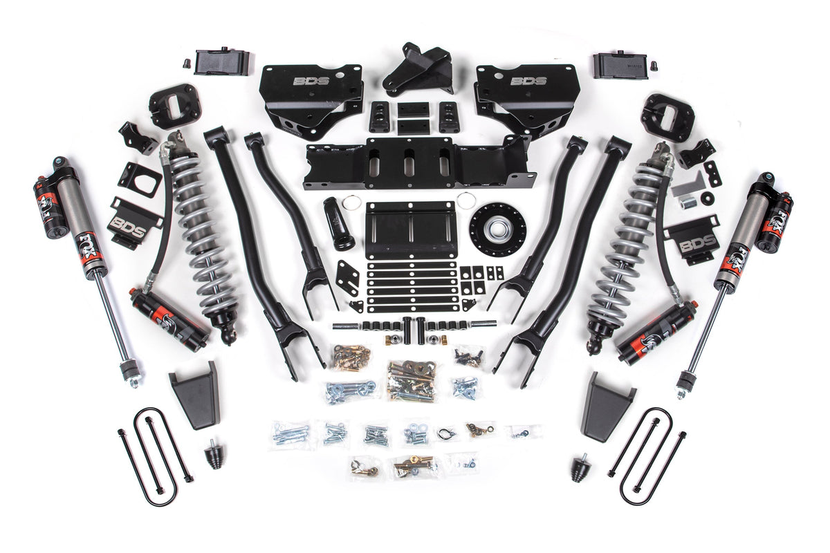 4 Inch Lift Kit w/ 4-Link | Extended Travel | Ram 3500 (25-26) 4WD | Diesel