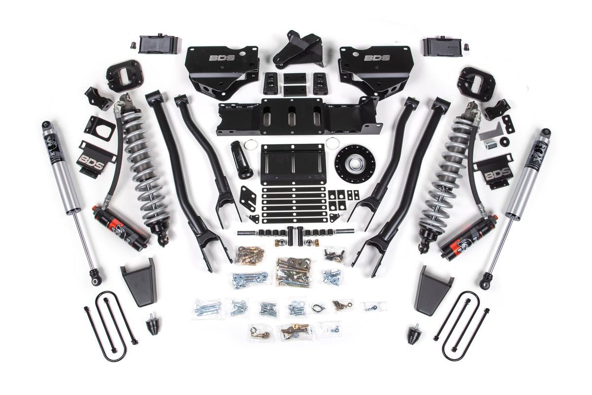 4 Inch Lift Kit w/ 4-Link | Extended Travel | Ram 3500 (25-26) 4WD | Diesel