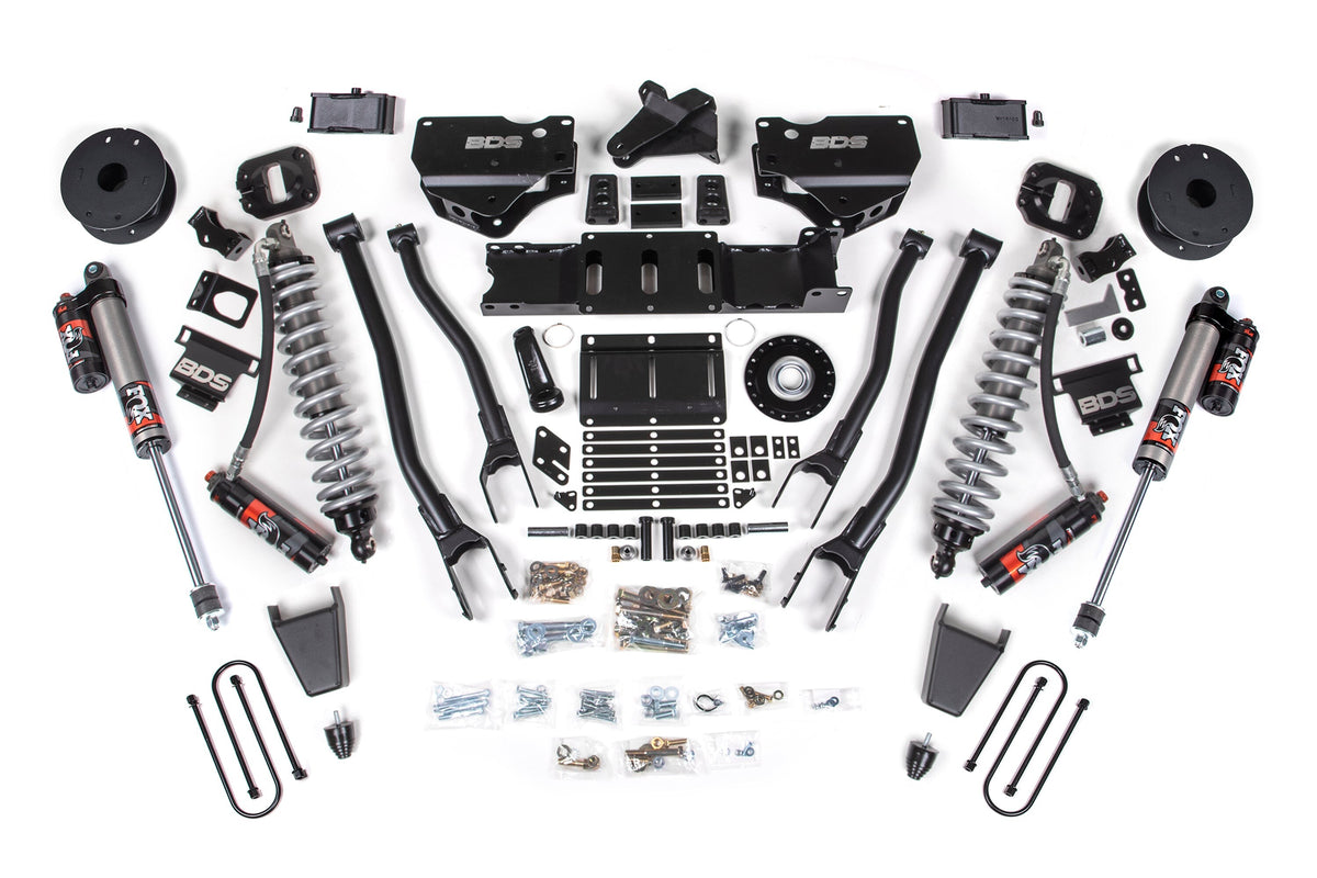 4 Inch Lift Kit w/ 4-Link | Extended Travel | Ram 3500 (25-26) 4WD | Diesel