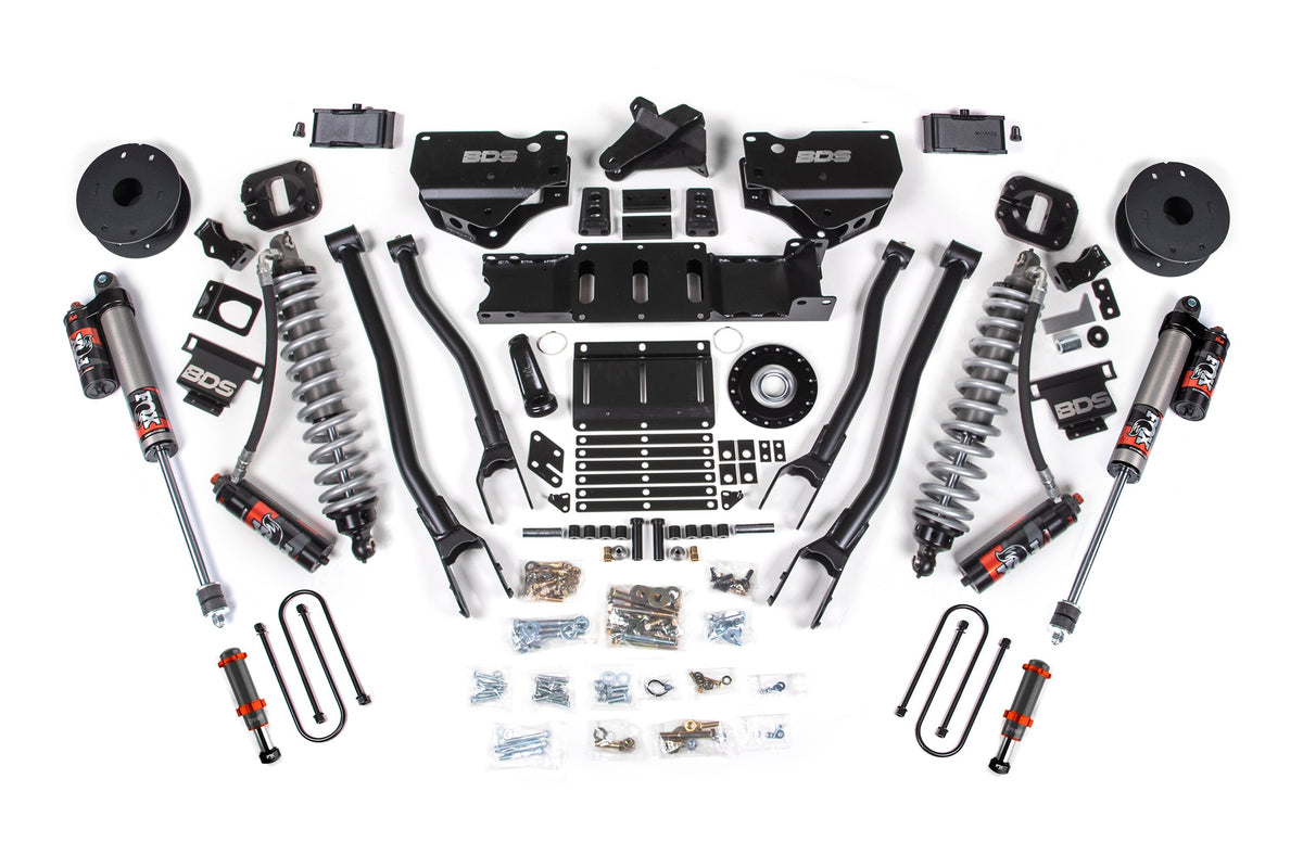 4 Inch Lift Kit w/ 4-Link | Extended Travel | Ram 3500 (25-26) 4WD | Diesel