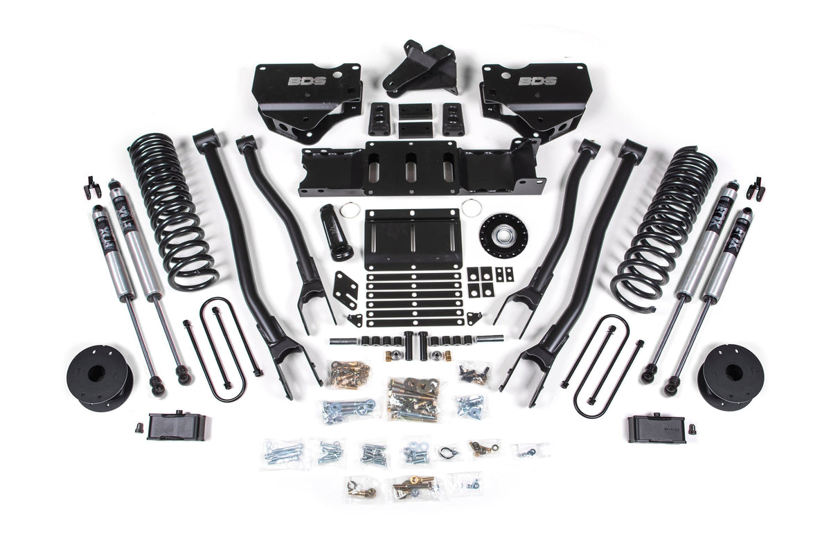 4 Inch Lift Kit w/ 4-Link | Extended Travel | Ram 3500 (25-26) 4WD | Gas