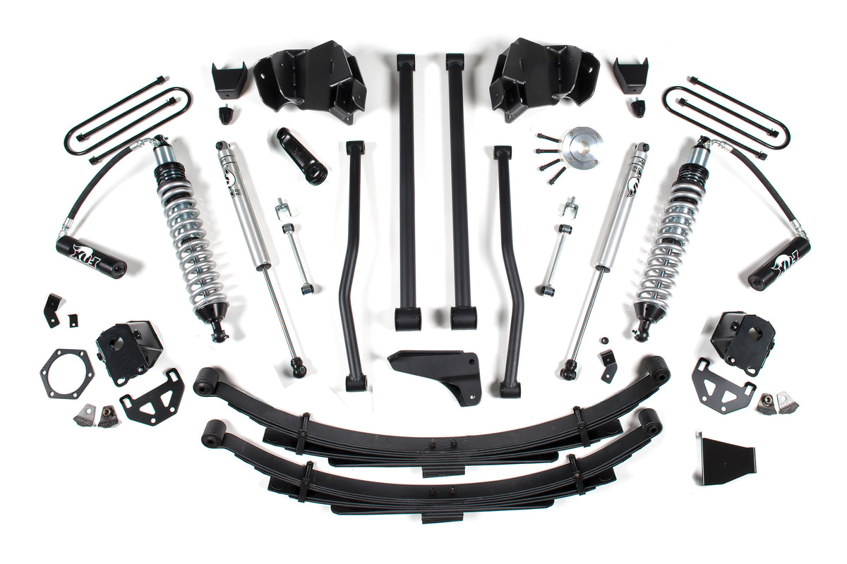 6 Inch Lift Kit Long Arm & FOX 2.5 Coil-Over Conversion Dodge Ram 2500/3500 03-07 4WD Fox 2.5 Performance Shocks Diesel Block Kit Fox 2.5 Performance Shocks
