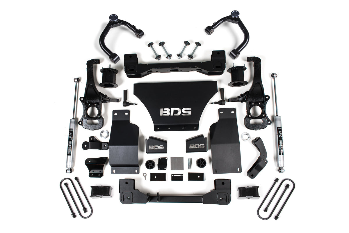 4 Inch Lift Kit | Chevy Silverado or GMC Sierra 1500 (25-26) 4WD | Gas