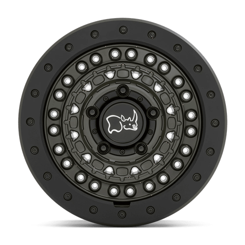 BARRICADE 17X8.5 6X5.5 112 OD-GRN-BLK +0