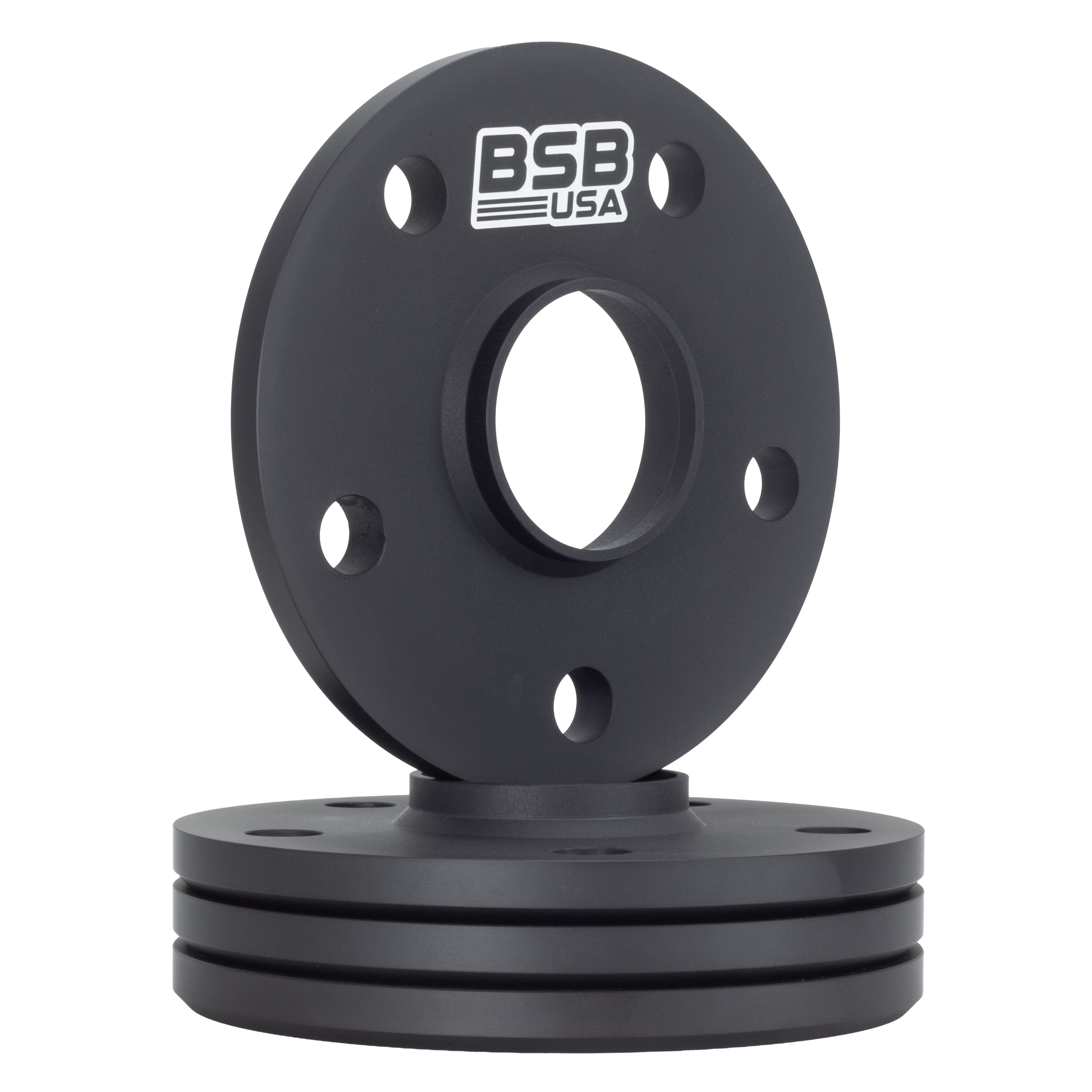 American Made 1/2" 5x4.5 Wheel Spacers For Subaru Impreza WRX STI Outback Forester - Hubcentric, 56.1mm Hub, Black, Made in the USA