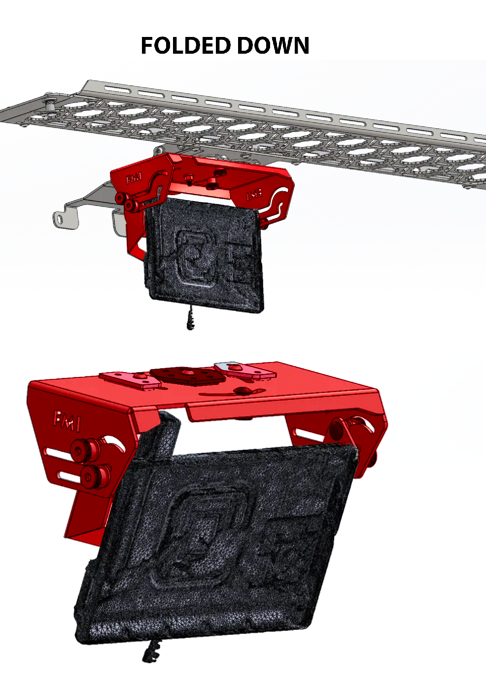 Fold Down Garmin TREAD-XL GPS Mount - (for Bronco & Bronco Raptor Roof Panel)