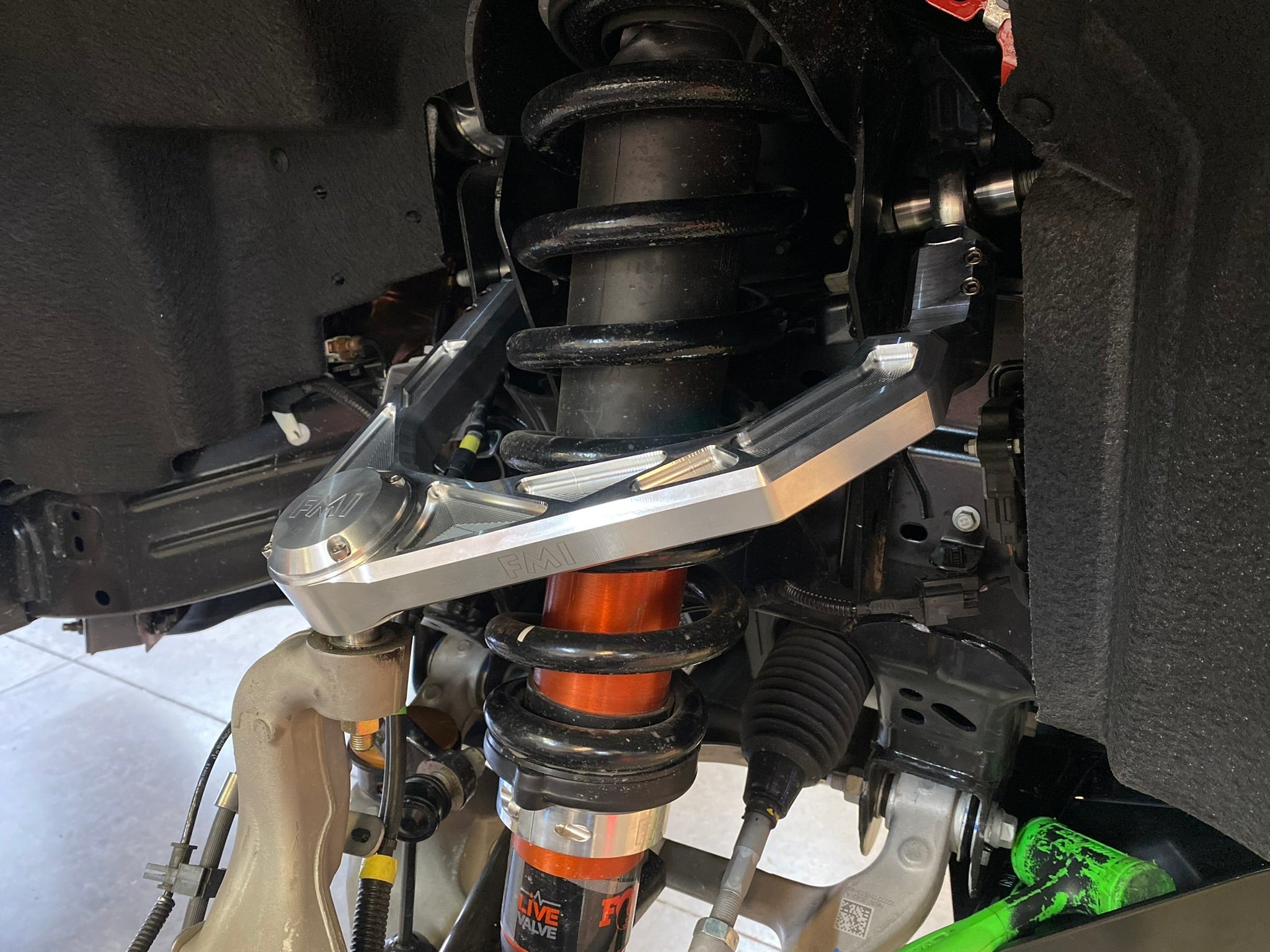 Bronco Raptor billet upper arm kit showcasing stock length suspension components for enhanced performance and durability.