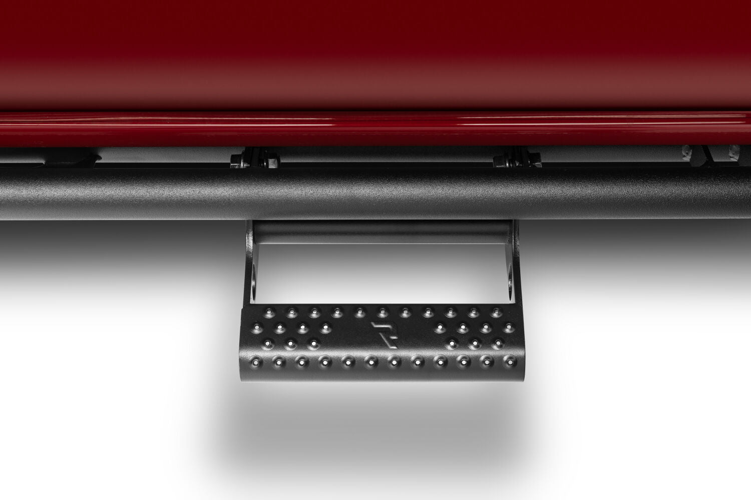 RKR Step System Cab Length (2 Step Mounts/2 Steps per Side) 1.75 Inch Rails 2019 (New Body Style)-2025 Chevy Silverado/GMC Sierra 1500/2020-2025 2500 HD/3500 HD Crew Cab Textured Black NFab
