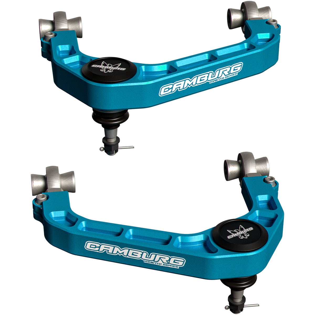 Camburg 04-14 Ford F-150 2WD/4WD KINETIK Performance Billet X-Joint XL Upper Arms (Blue)