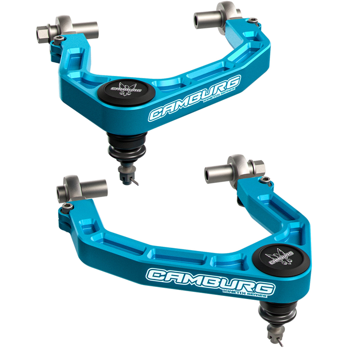 Camburg 21-25 Ford Bronco KINETIK Performance Billet X-Joint XL Upper Arms (Blue)