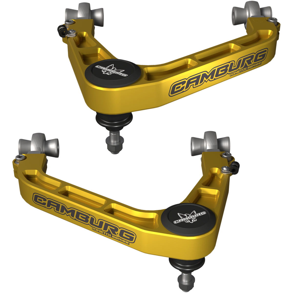 Camburg 19-25 Chevy/GMC 1500 2WD/4WD KINETIK Performance Billet X-Joint XL Upper Arms (Gold)