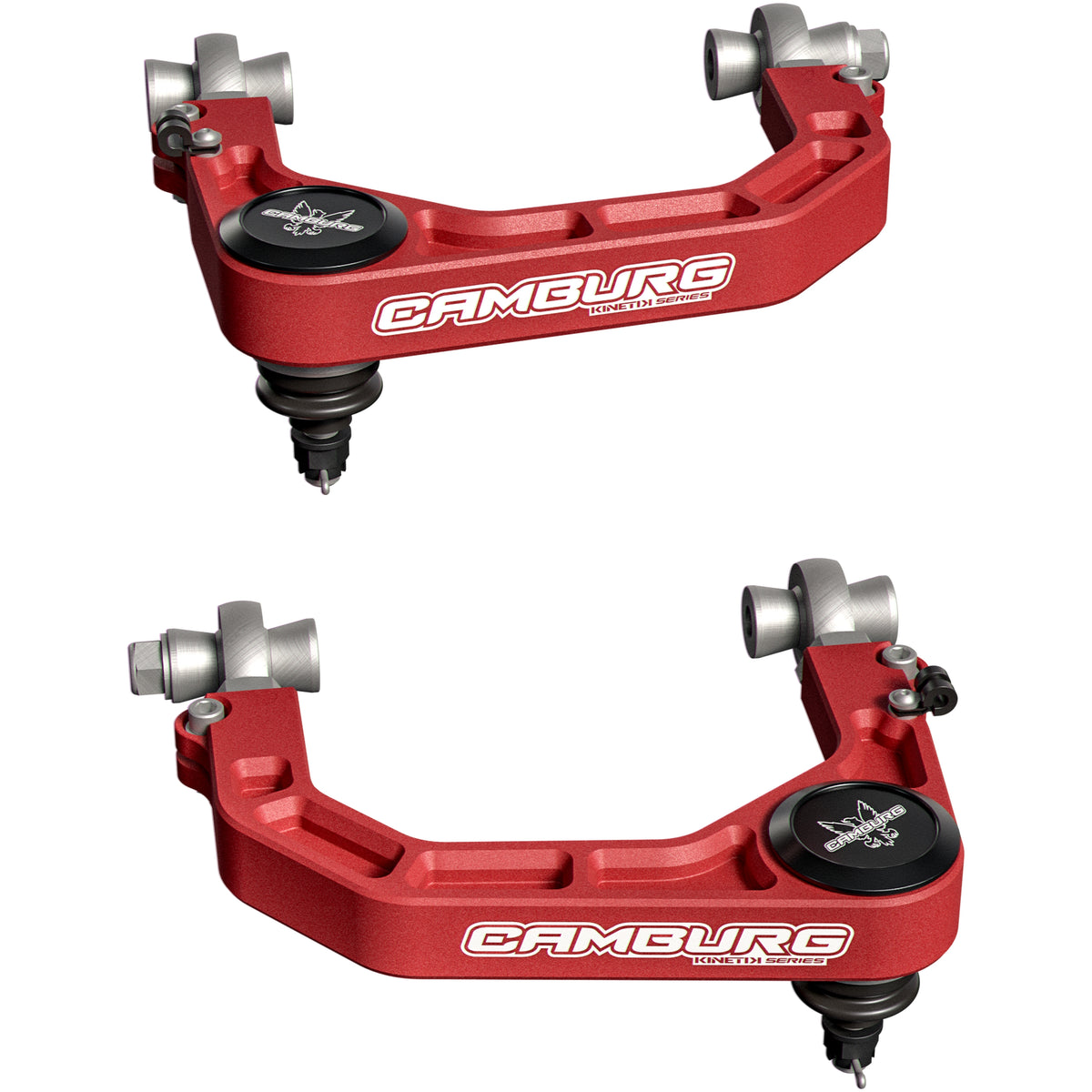 Camburg 05-23 Toyota Tacoma 4WD KINETIK V2 Performance Billet X-Joint XL Upper Arms - Red
