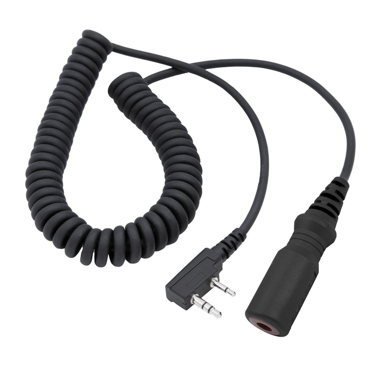 OFFROAD Headset / Helmet Coil Cord Cable for Rugged Radios and Kenwood Radios