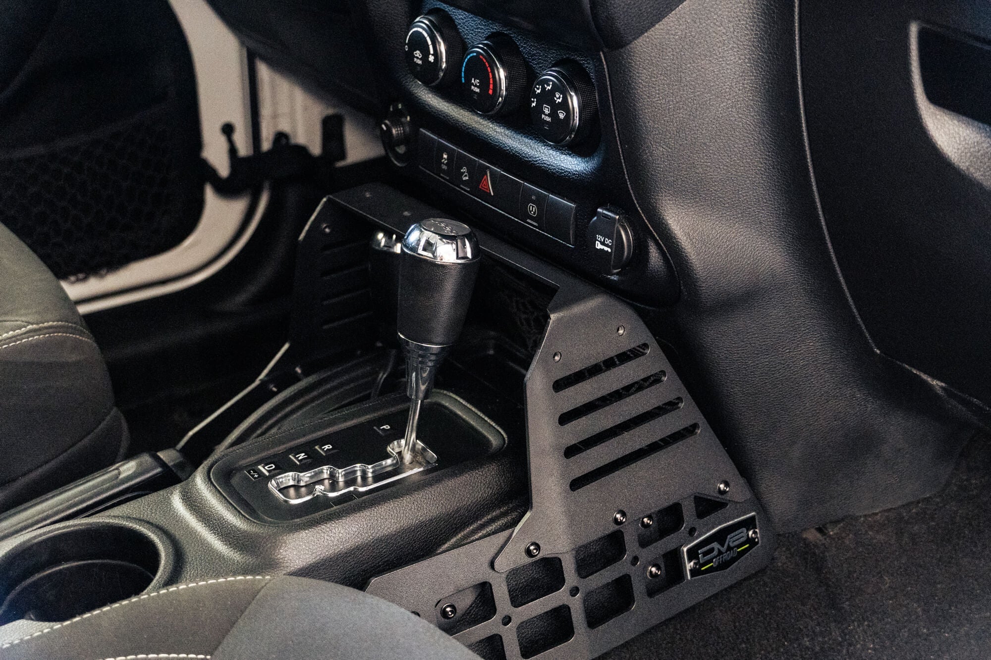 2007 2018 Jeep Wrangler Center Console Molle Panels Device Bridge DV8 Offroad