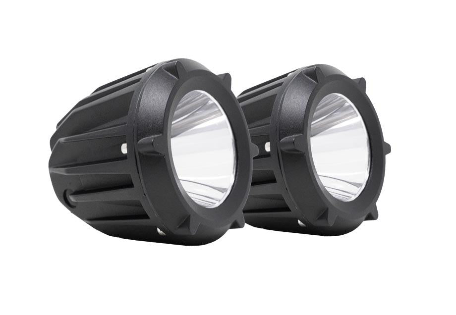 3.5 Inch Round Cannon LED Pods Pair Cali Raised LED