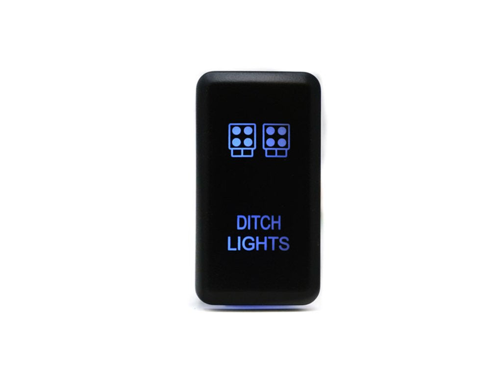 Toyota OEM Style Ditch Lights Switch Blue Cali Raised LED