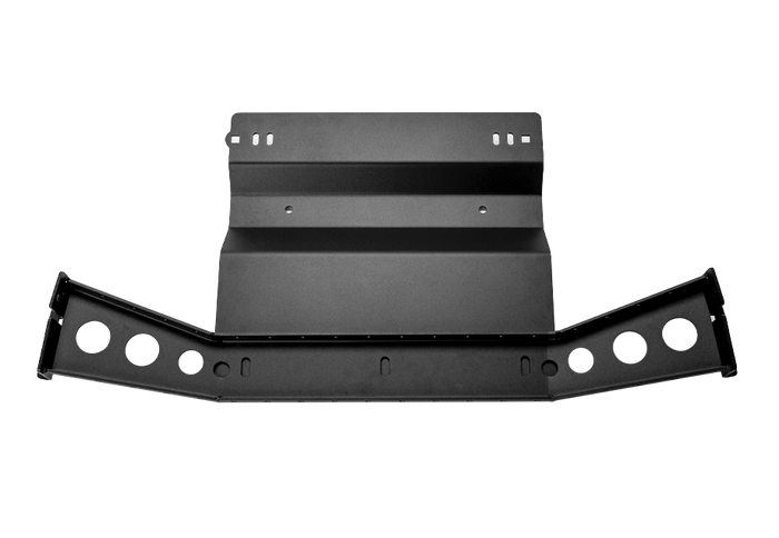 2016-Present Toyota Tacoma Complete Skid Plate Collection - Aluminum Powercoat Black Cali Raised LED