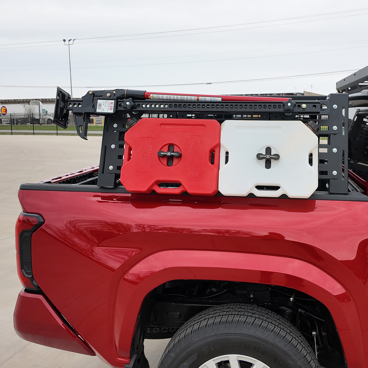 Overland Bed Rack For 24-Present Toyota Tacoma/Long Bed Low Profile Rack Cali Raised LED