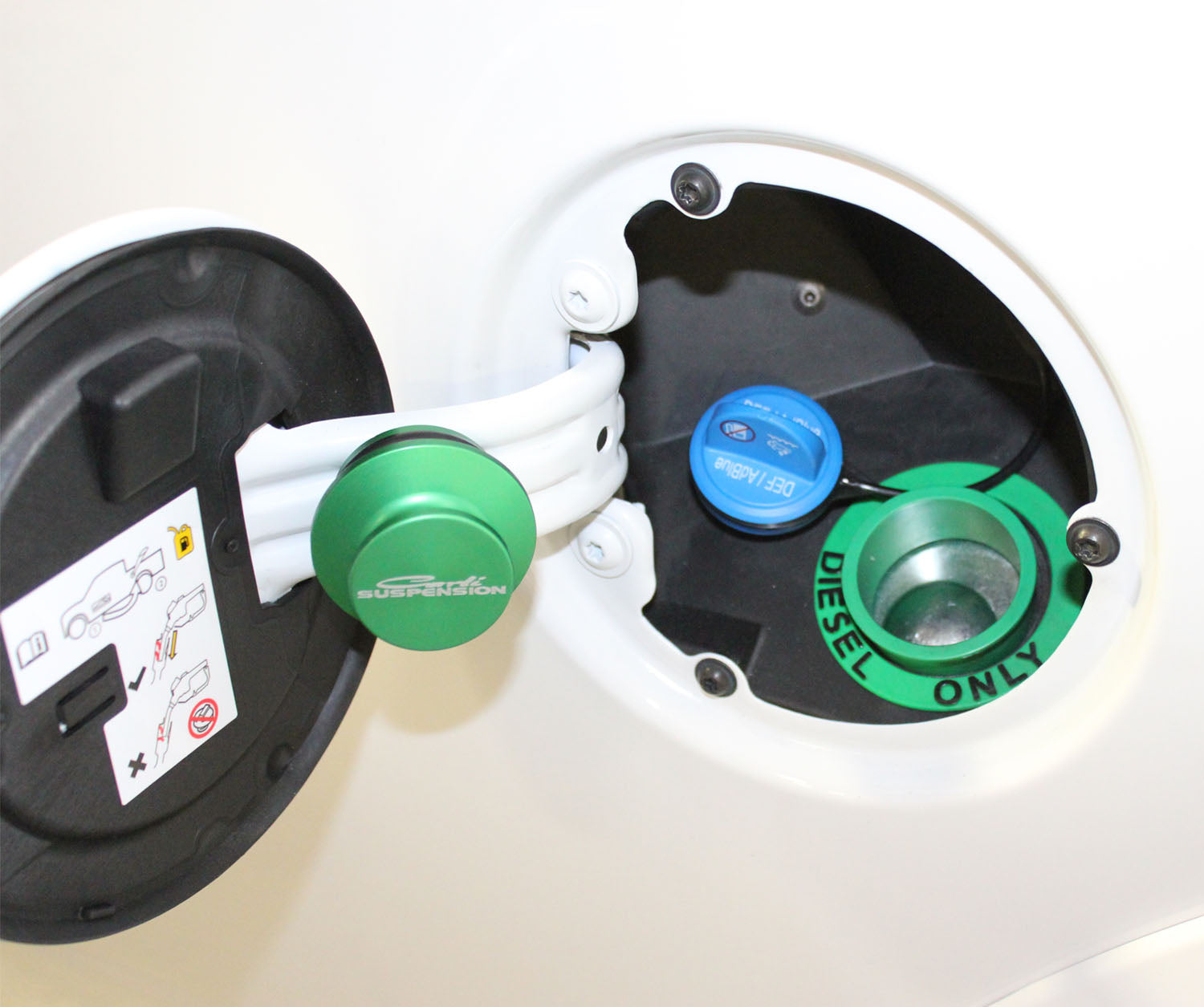 Anodized Fuel Cap Carli Suspension