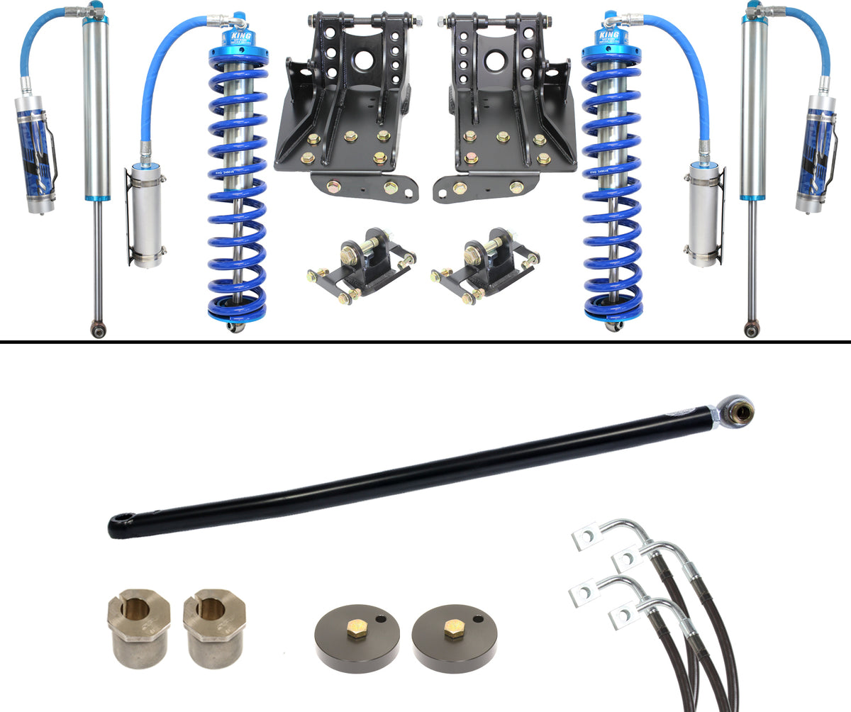 Coilover 2.5 System Base 4.5 Lift 2005-07 Ford F250/F350 Diesel 4x4 Carli Suspension