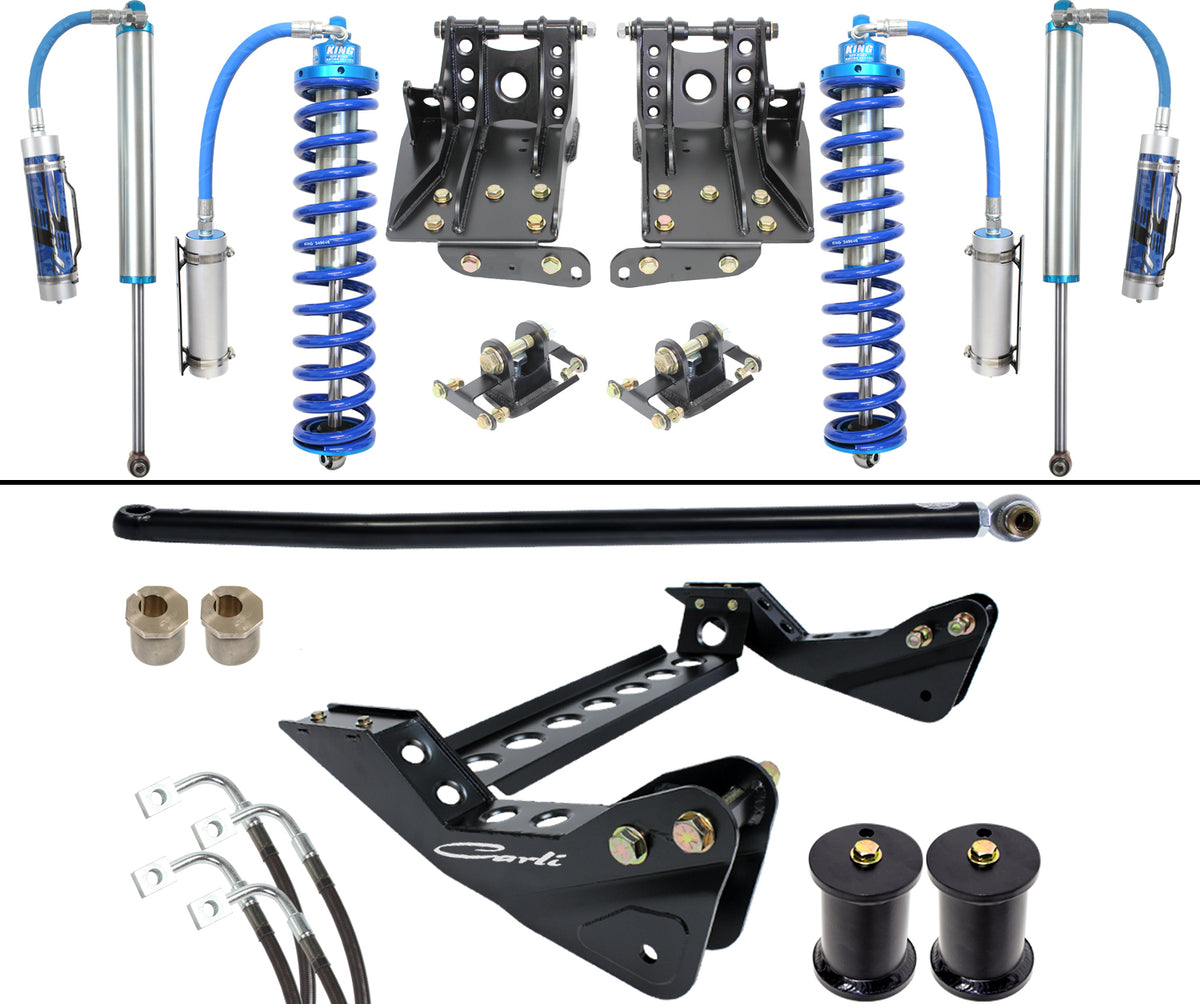 Coilover 2.5 System Base 4.5 Lift 2011-16 Ford F250/F350 Diesel 4x4 Carli Suspension