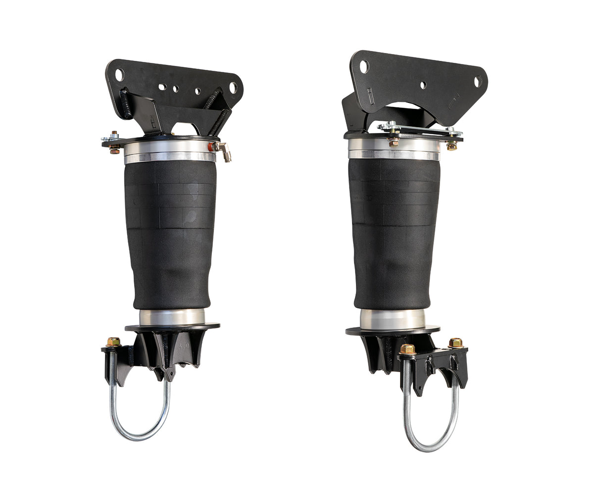 Long Travel Air Bag System For 4.5 Inch Systems 4.0 inch Axle Diameter Parts Included: CS-Fltb-17-BTM-40; CS-Fltb-23-UPR Carli Suspension