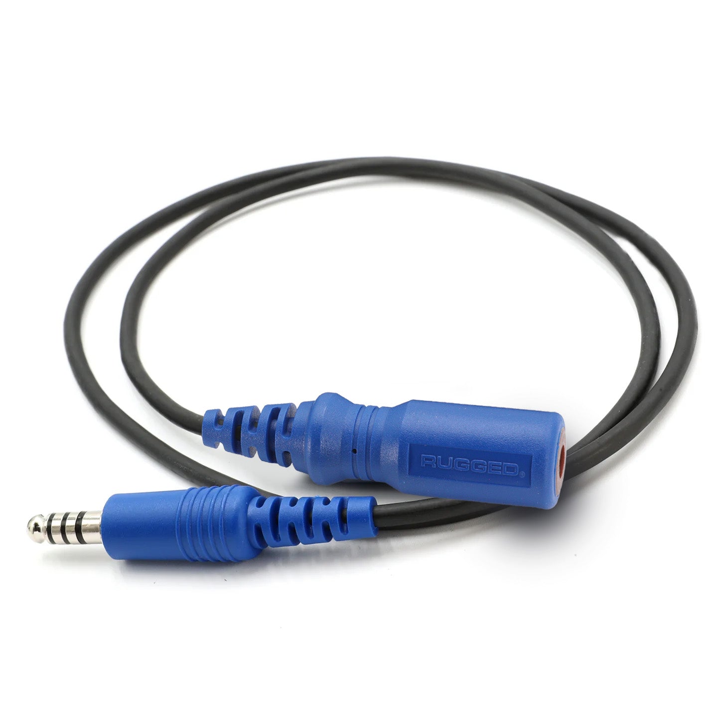 RUGGED Wired Headset or Helmet Kit Extension Cables - Coil Cord