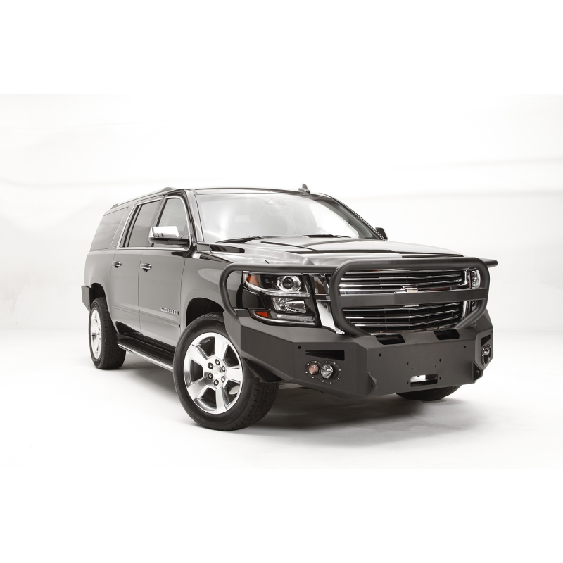 Fab Fours Premium Winch Front Bumper w/ Grille Guard Model CS15-F3550-1